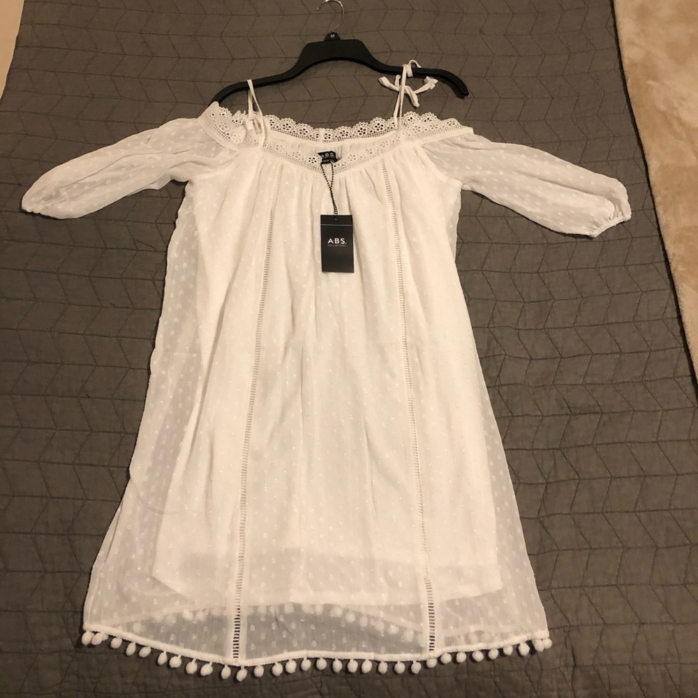 White boho style dress